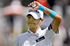 Park Sung-hyun of Korea reacts on the 18th green during the final round of The Standard Portland Classic 2025 at Columbia Edgewater Country Club in Portland, Oregon on Aug. 17. [AFP/YONHAP]