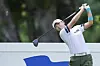 Park Sung-hyun of Korea hits off the 17th tee during the final round of the LPGA Portland Classic golf tournament at Columbia Edgewater in Portland, Oregon, on Aug. 17. [AP/YONHAP]