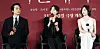 Actor Cho Yeo-jeong, center, speaks during a press conference for film ″Hidden Face″ at Lotte Cinema in Gwangjin District, eastern Seoul, on Tuesday. [NEWS1]