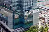 HYBE headquarters in Yongsan District, central Seoul, has been plastered with the words 'We Are Back' in celebration of boy band BTS's 12th year since its debut as all members return from their mandatory military service in June. The decoration will be hung up from June 9 to June 29. [BIGHIT MUSIC]