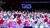 A scene from ″Long Live the Workers’ Party of Korea,″ a mass gymnastics and performing arts performance held in North Korea on Oct. 12. [SCREEN CAPTURE]