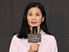 Kang Sue-jin, artistic director and CEO of the Korean National Ballet, speaks during a press conference on April 29, 2025. [YONHAP]