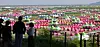 Visitors look around the 2023 Saemangeum World Scout Jamboree campsite at Jamboree Park in Buan County, North Jeolla, on August 4, 2023. [YONHAP]