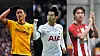 From left: Hwang Hee-chan, Son Heung-min and Kim Ji-soo [SCREEN CAPTURE; AFP; REUTERS/YONHAP]