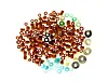 Assorted glass beads from Tomb No. 1 at the Royal Tombs in Gongju, South Chungcheong [KOREA HERITAGE SERVICE]