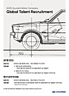 A promotional image for Hyundai Motor's Global Talent Recruitment [HYUNDAI MOTOR]