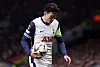 Tottenham Hotspur captain Son Heung-min reacts to a play during an Europa League match against Eintracht Frankfurt at Tottenham Hotspur Stadium in London on April 10. [REUTERS/YONHAP
