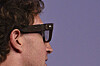 Meta CEO Mark Zuckerberg wears artificial intelligence-powered smart glasses as he speaks during the company's Connect developer conference in Menlo Park, California on Sept. 17. [AP/YONHAP]