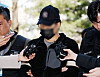 A YouTuber accused of installing spy cameras at early voting sites ahead of the April 10 general election heads to the Incheon District Court to attend his arrest warrant hearing on March 31. [YONHAP]