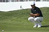 Tom Kim lines up a putt at the fourth green during the second round of Phoenix Open golf tournament at the TPC Scottsdale, on Feb. 7 in Scottsdale, Arizona. [AP/YONHAP]