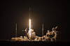 A SpaceX Falcon 9 rocket, carrying Korea's fourth spy satellite, lifts off at Cape Canaveral Space Force Station in Florida on April 22. [NEWS1]