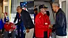 Former U.S. President Barack Obama hands out Presidential Challenge Coins to veterans who served in Korea and Vietnam in Washington in photos uploaded to X on Nov. 11. [SCREEN CAPTURE]