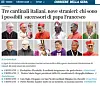 The Italian daily newspaper Corriere della Sera listed 12 leading contenders ahead of the next papal conclave on Wednesday. [SCREEN CAPTURE]