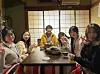 Five Korean undergraduates sit around a kotatsu, a Japanese heated table, with their home-stay host, center, at a house in Tokushima Prefecture in Japan on Jan. 25. [LEE SOO-JUNG]