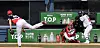 The Kia Tigers' James Naile pitches during a practice game against the Doosan Bears at Jamsil Baseball Stadium in southern Seoul on March 14. [NEWS1]