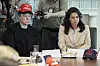 Tesla and X owner Elon Musk, left, listens as U.S. President Donald Trump speaks during a cabinet meeting at the White House on April 30 in Washington. [AP/YONHAP]