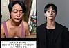 Left: A picture uploaded by actor Jeon Ho-jun on May 25 of himself bleeding after allegedly being assaulted by his former partner on May 23, on Instagram [SCREEN CAPTURE]