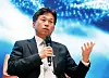 SK hynix CEO Kwak Noh-jung speaks at a news conference at its Icheon, Gyeonggi headquarters on Thursday. [SK HYNIX]