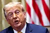 U.S. President Donald Trump speaks during a Cabinet meeting at the White House in Washington on July 8. [REUTERS/YONHAP]
