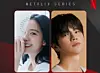 Blackpink's Jisoo, left, and singer and actor Seo In-guk [BLISSOO, STORY J COMPANY, NETFLIX]