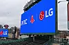 LED signage by LG Electronics is displayed at Fenway Park, home of the Boston Red Sox. [LG ELECTRONICS]
