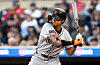 San Francisco Giants outfielder Lee Jung-hoo swings at a pitch in the fourth inning of an MLB game against the Minnesota Twins at Target Field in Minneapolis, Minnesota on May 10. [AFP/YONHAP]