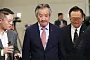 Korean Sport & Olympic Committee President Lee Kee-heung arrives at Incheon International Airport in Incheon on Nov. 13. [NEWS1]