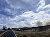 This photo provided by the Maui Fire Department shows smoke from a fire burning in Kahikinui, Hawaii, on the island of Maui on June 15. [AP/YONHAP]