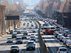 Vehicles take to the roads on the Gyeongbu Expressway heading toward Seoul on Feb. 17. [NEWS1