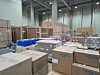 Maintenance equipment and spare parts from various global semiconductor equipment manufacturers are stored in a logistics warehouse inside the integrated logistics center in Pyeongtaek, Gyeonggi, on Dec. 9. [LEE GA-RAM]