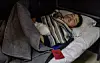 A wounded soldier, suspected to be North Korean and captured by Ukrainian forces, is seen in this photo posted on Ukrainian President Volodymyr Zelensky's Telegram on Jan. 11. [SCREEN CAPTURE]