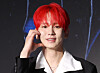 SHINee member Key poses during a press conference for his third solo album ″Hunter″ in Gwangjin District, eastern Seoul, on Aug. 11. [YONHAP]
