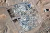 This handout satellite photo obtained from Planet Labs PBC and dated on June 23 shows the Isfahan nuclear enrichment facility in central Iran after U.S. strikes. [AFP/YONHAP]