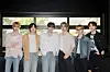 Members of boy band BoyNextDoor pose for photos prior to an interview with reporters on May 9 in western Seoul. [KOZ ENTERTAINMENT]