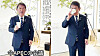 Japanese Foreign Minister Toshimitsu Motegi's video posted on his X account on Oct. 30 showing himself drinking coffee sponsored for the Asia-Pacific Economic Cooperation (APEC) summit [SCREEN CAPTURE]