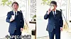 Japanese Foreign Minister Toshimitsu Motegi's video posted on his X account on Oct. 30 showing himself drinking coffee sponsored for the Asia-Pacific Economic Cooperation (APEC) summit [SCREEN CAPTURE]
