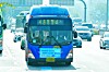A Seoul Donghaeng Bus passes through a station in Gangseo District, western Seoul, on Aug. 21, 2023. [NEWS1]