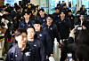 The Korean national baseball team departs from Incheon International Airport on Jan. 9. [YONHAP]