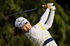 Ko Jin-young tees off on the 16th hole during the final round of the CPKC Women's Open at Shaughnessy Golf & Country Club in Vancouver on Aug. 27.  [USA TODAY/YONHAP]