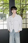 Member Myung Jae-hyun of boy band BoyNextDoor poses for photos prior to an interview with reporters on May 9 in western Seoul. [KOZ ENTERTAINMENT]
