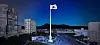 The 100-meter-high national flagpole initially proposed to be constructed at Gwanghwamun Square in central Seoul in a rendered image provided by the city government on June 25 [SEOUL METROPOLITAN GOVERNMENT]