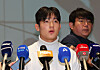 Yang Min-hyuk speaks during a press conference at Incheon International Airport on Dec. 16. [YONHAP]