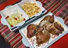 Pollo a la brasa served at the Peruvian restaurant Ceviche 210 [PARK SANG-MOON]