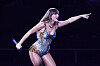 U.S. singer Taylor Swift on stage during a concert as part of her ″Eras″ world tour in Sydney on Feb. 23 [AFP/YONHAP]