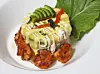 Causa rellena served at the Peruvian restaurant Ceviche 210 [PARK SANG-MOON]