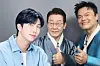 President Lee poses with virtual BTS member RM