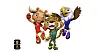 FIFA unveiled three official mascots for the 2026 FIFA World Cup. From left: Maple, representing Canada; Zayu, representing Mexico; and Clutch, representing the United States. [SCREEN CAPTURE]
