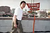 A picture of a Korean American man during the 1992 Los Angeles riots [AP/YONHAP]