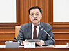 Acting President and Minister of Economy and Finance Choi Sang-mok speaks during a ministerial meeting on current affairs at the government complex in central Seoul on Feb. 5. [MINISTRY OF ECONOMY AND FINANCE]