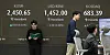Hana Bank's dealing room in central Seoul on Dec. 24 shows Seoul's main bourse, the Kospi, starting the day strong above the 2,450 mark. [YONHAP]